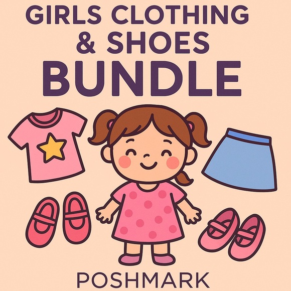 Pink Girls Clothing & Shoes Bundle - Picture 1 of 1